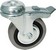 Natural Rubber Tyre Bolt Hole Braked Castors