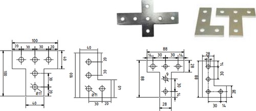 Coupler beams L, T