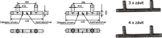 Spacers for gas meter stabilizing