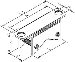 Houder V8-70 t/m V10-70 zn